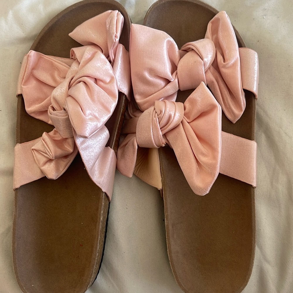 Pink sandals
